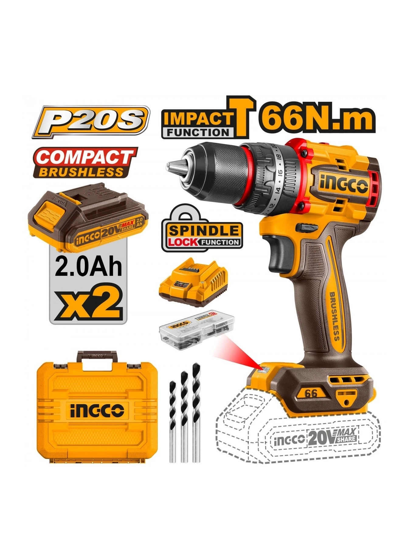 CIDLI20668 - 2.0 Ampere-hour