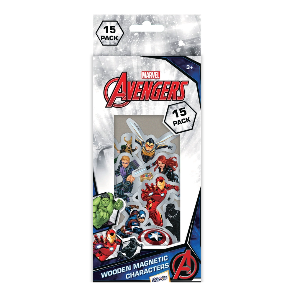 Marvel Avengers Wooden Magenetic Characters Set (40761363-100011) 15 pcs