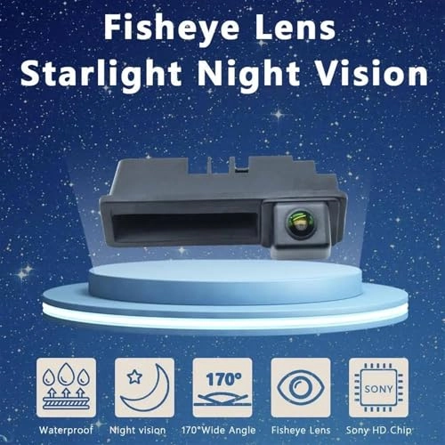 Rear View Camera - Night vision Wire AHD 720P