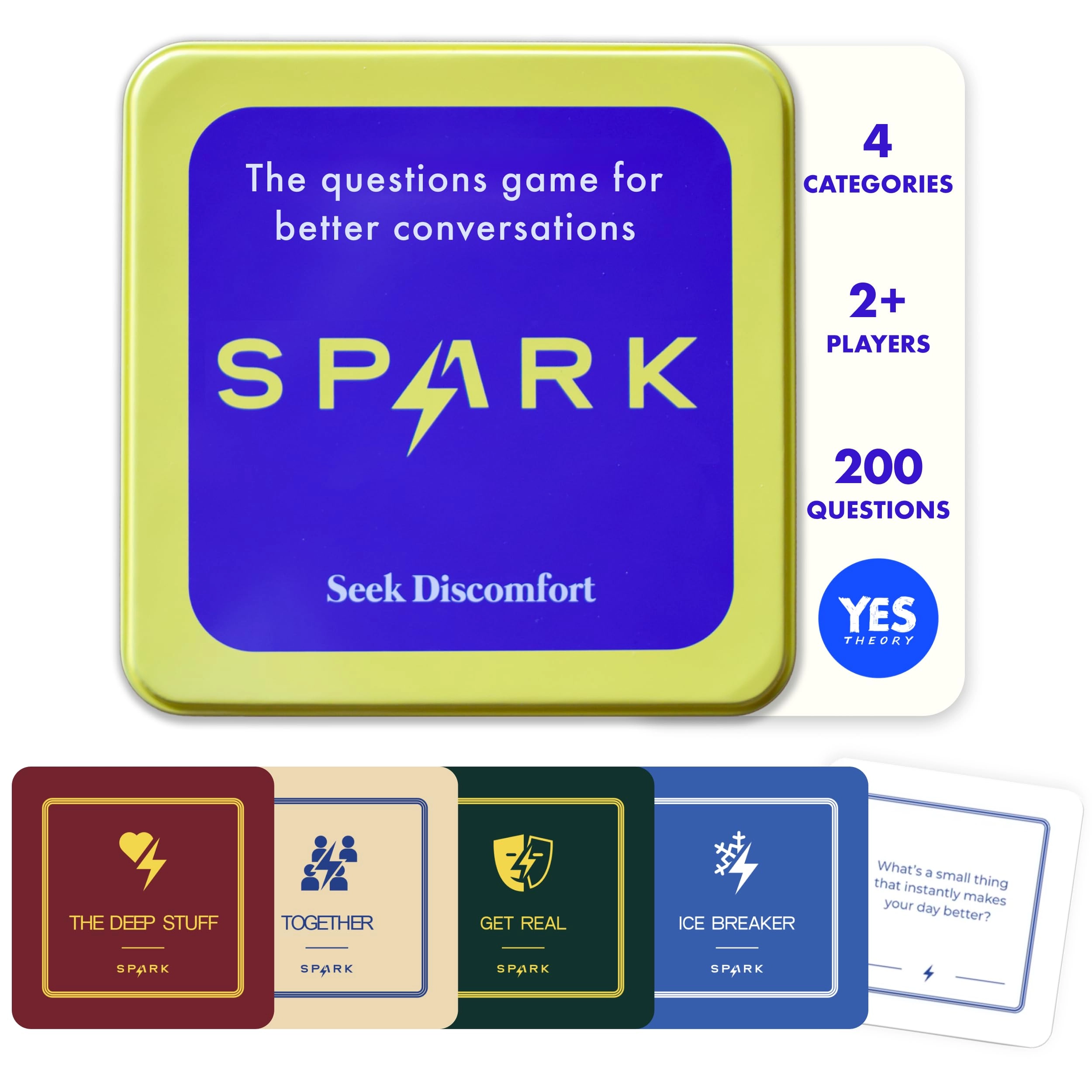seek discomfort Spark - English 14 Years And Up 200 Conversation Cards