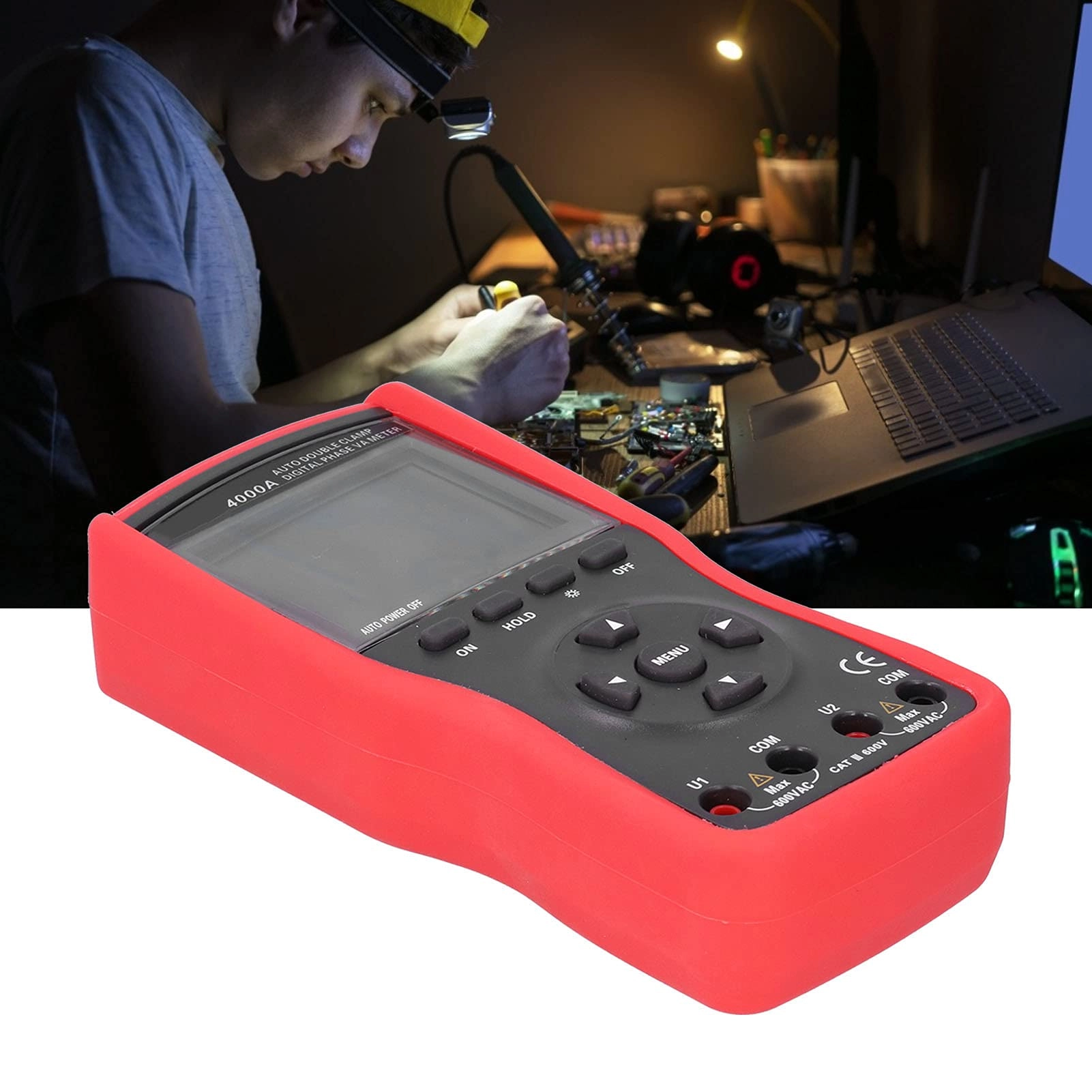 EMUKOEP ETCR4000A - Automatic Double Clamp VA Meter