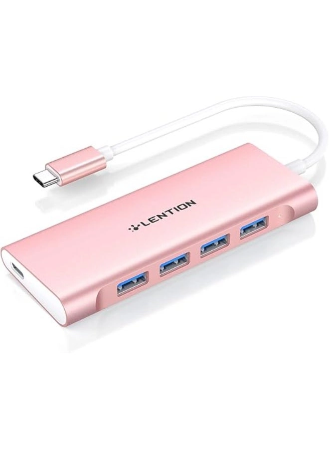 USB C Hub - 4 USB 3.0 Ports Space Gray