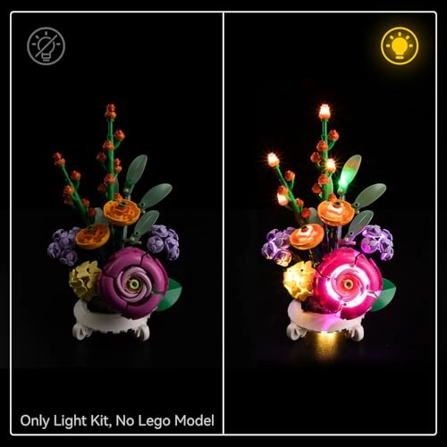 Led Light Kit - for Lego 40762 Mixed Flowerpot Light Set Only