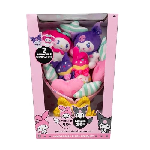 Play and Dream Plush Bouquet - 12" My Melody and Kuromi Anniversary