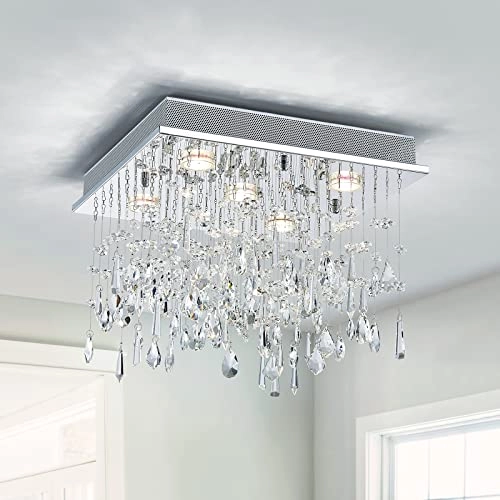 Crystal Raindrop Sqaure - Dimmable