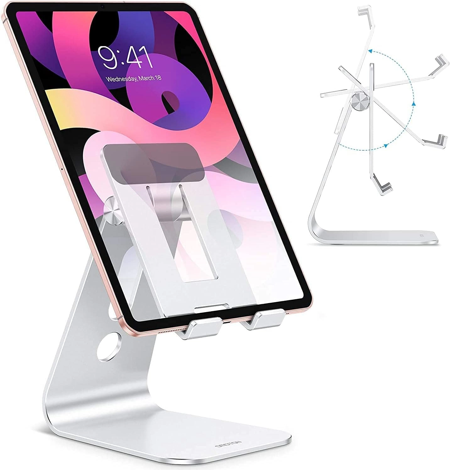 Omoton Adjustable Case for iPad Pro 11-inch/13-inch (2024) and iPad Air (5th generation)