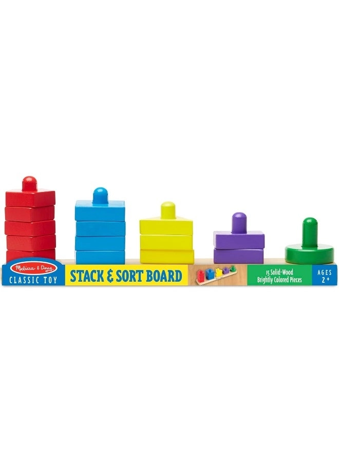 Stack and Sort Board - 4+ Years 15 piece(s)