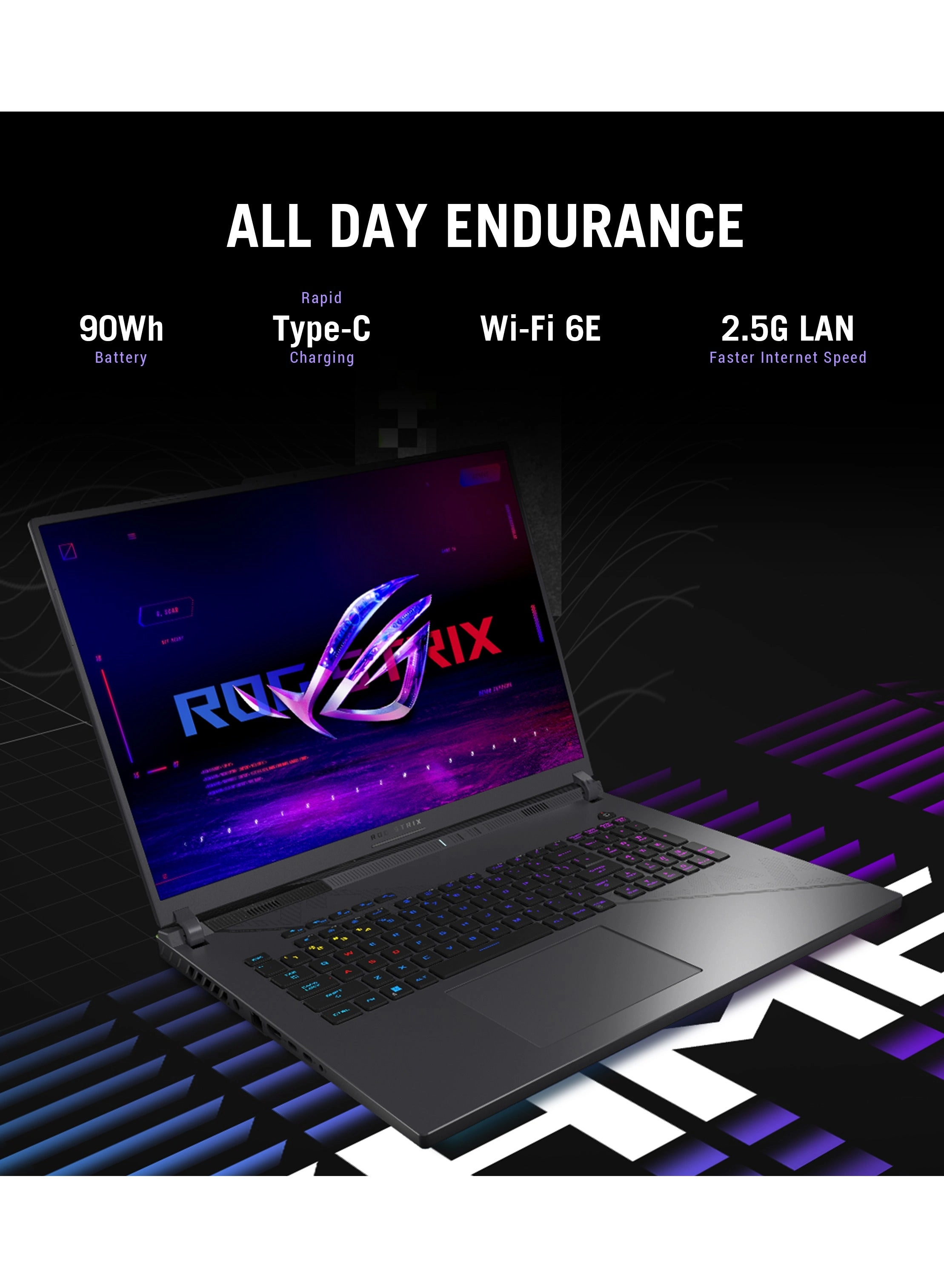 ROG Strix G16 - 16'' i9-14900HX 64GB DDR5 2TB SSD