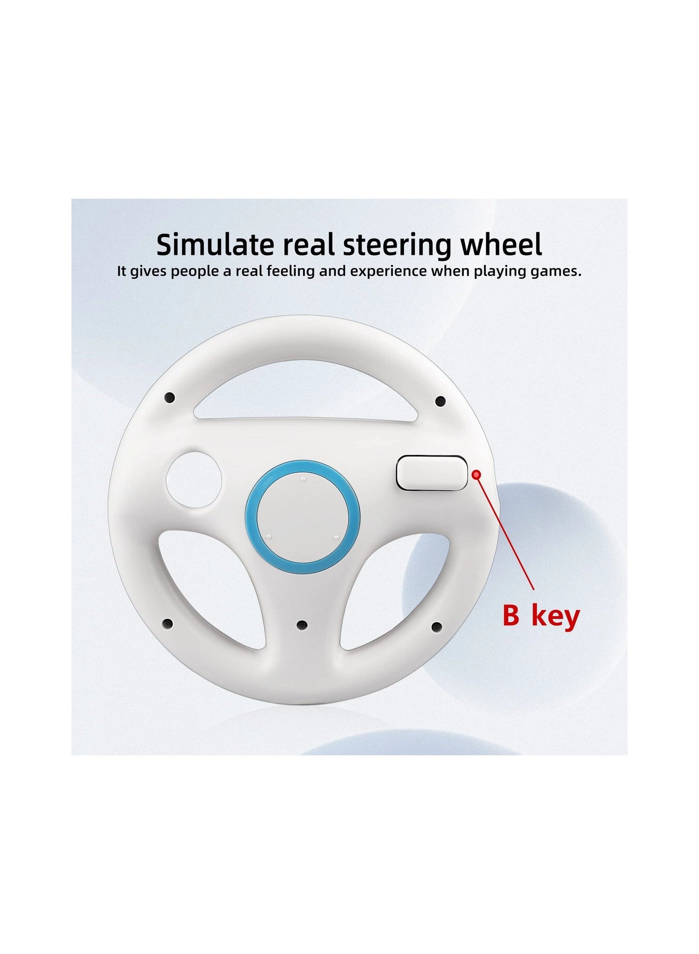 Steering Wheel Racing Wheel - Wii/Wii U 2 Pack