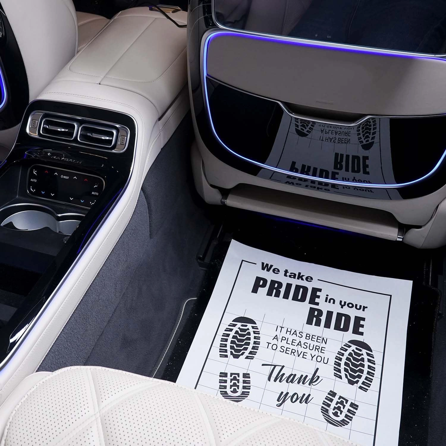 Paper Floor Mats - 100pcs 20" x 16"