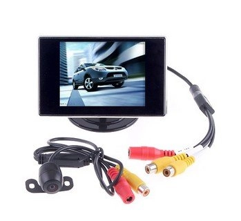 B&W Cases LCD Car Parking Rearview Video Monitor - Nightvision 960*468 pixels