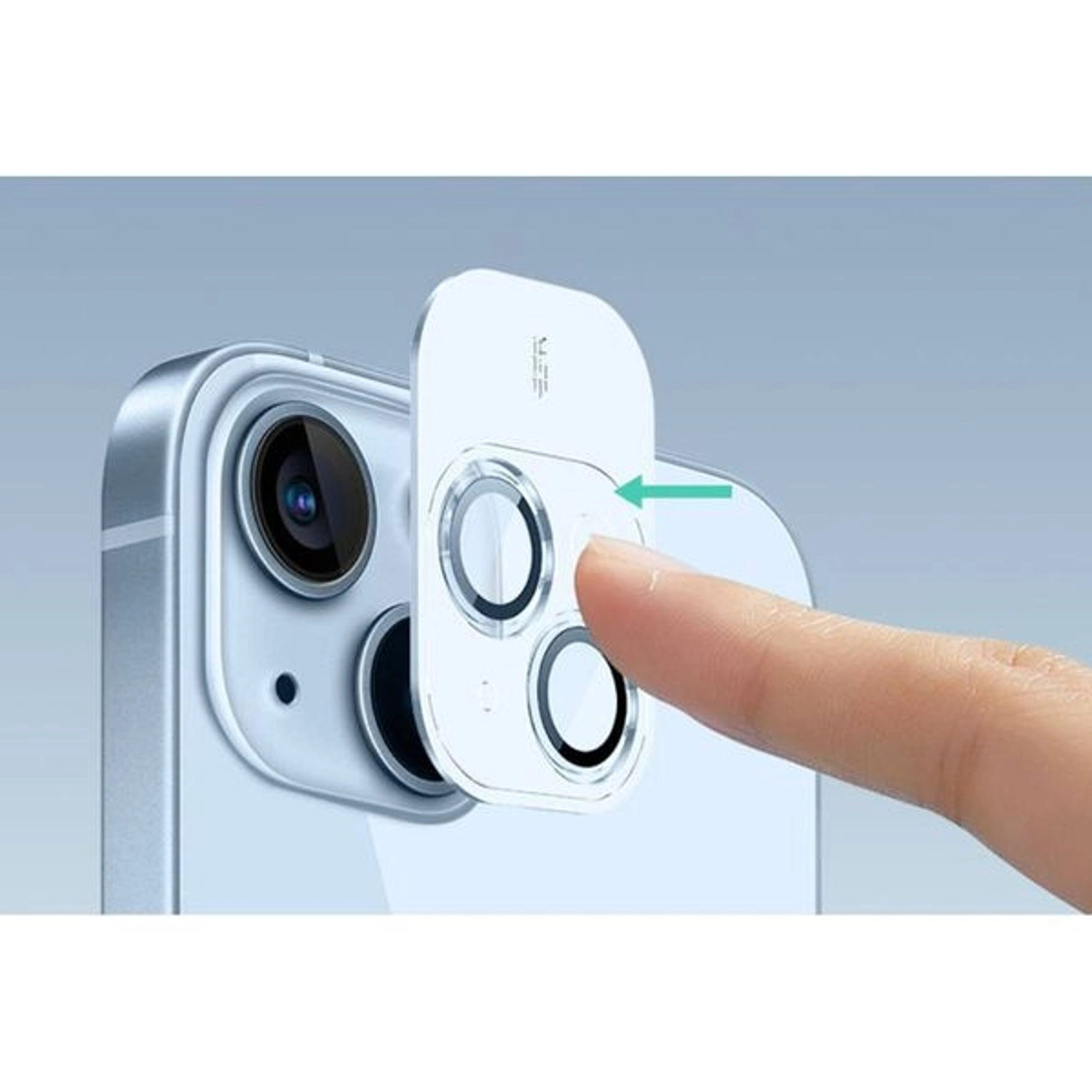 Clear Scratch-Resistant Tempered Glass Camera Lens Protector for iPhone 14 Plus (2-Pack)