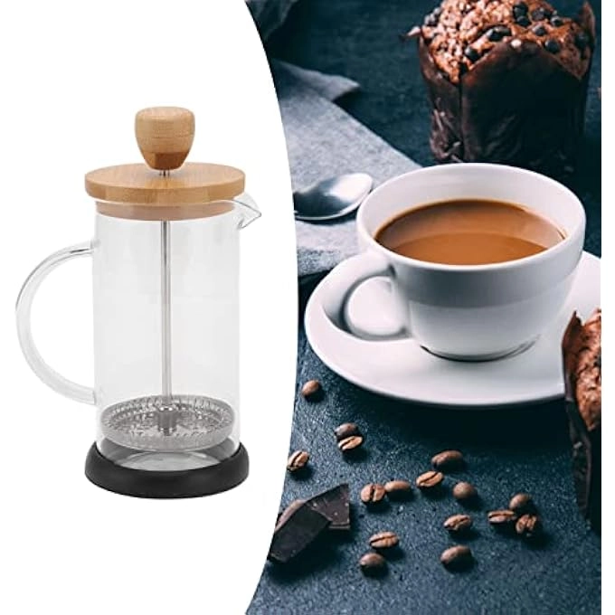 French Coffee Press - 600Ml Bamboo Cover