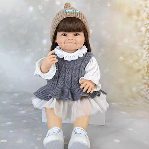 Reborn Baby Doll - 22 Inches Vinyl Silicone Set