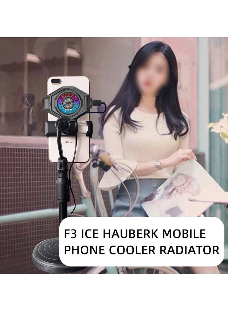 MB-F3 - mobile phone cooler Black