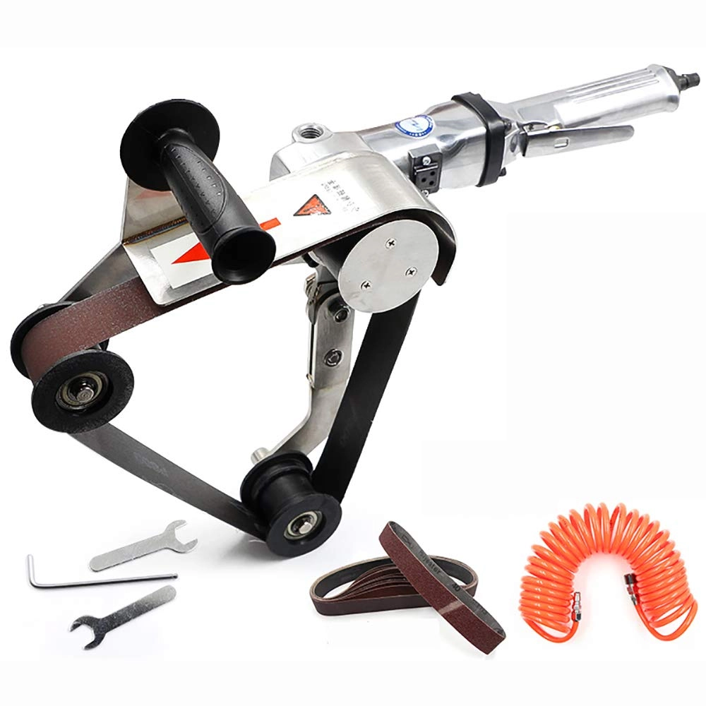 JIKWME BM-W9 - Pneumatic Round Tube Belt Sander 2500RPM