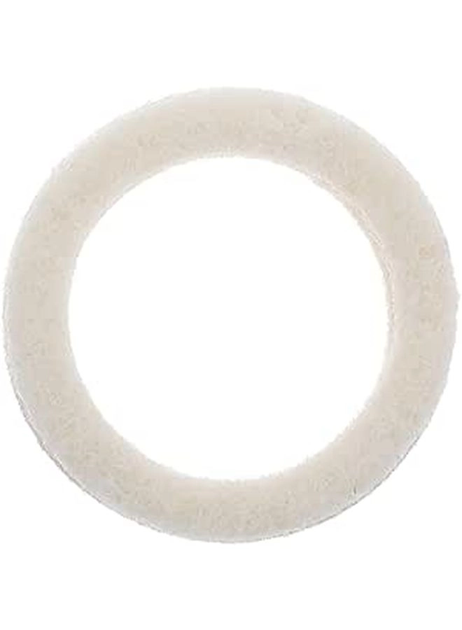 Beavorty Felt Wool Gasket Ring - 1pc Beige 2.20X2.20X0.60cm