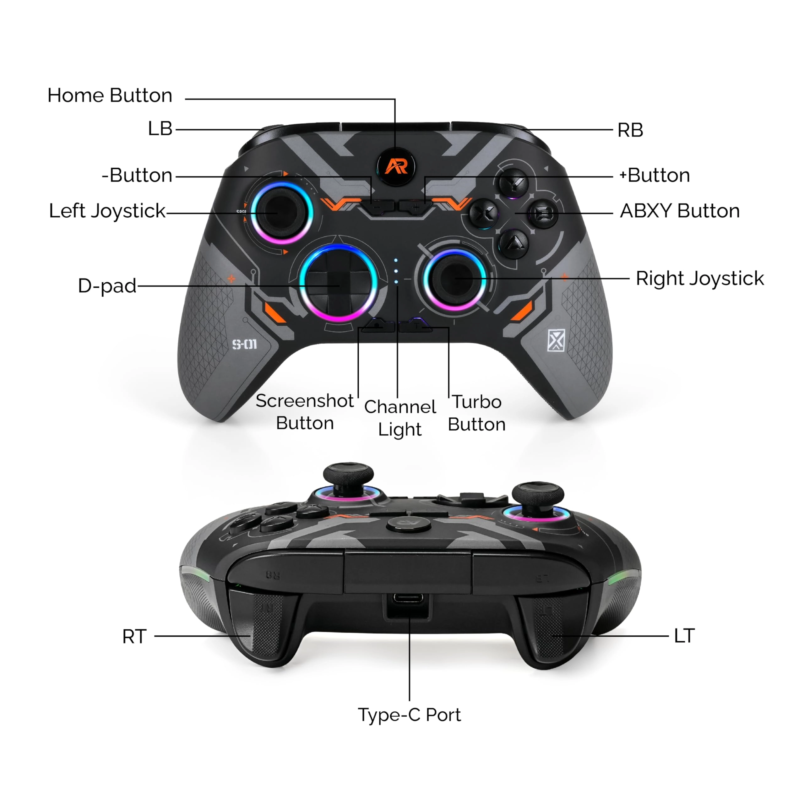 A-170 - Black PC Android iOS PS3