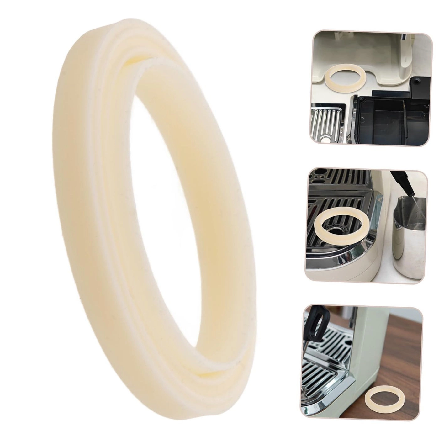 Silicone Steam Ring Gasket - 54mm Beige