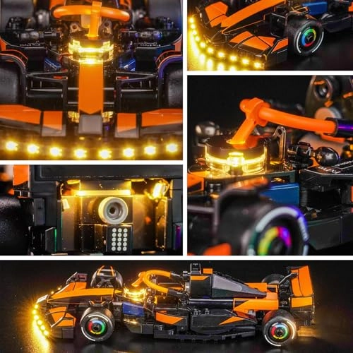 LED Lighting Kit for LEGO 77251 - ABS F1 Team MCL38 Race Car 1 less than 5V