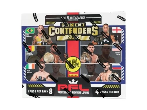 Contenders Professional Fighters League PFL Hobby Box - 4 Packs Per Box 8 Cards Per Pack