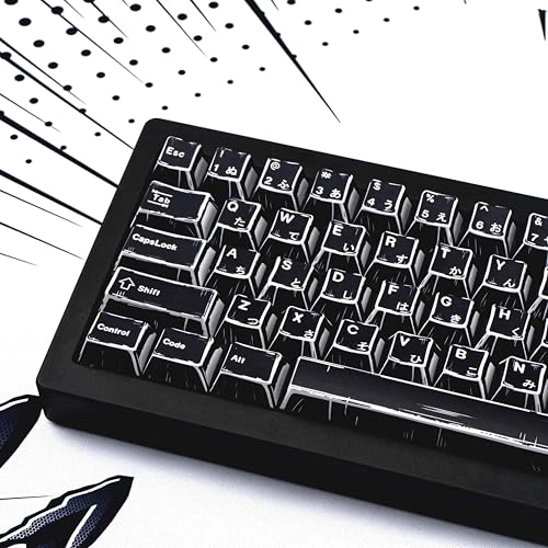 Manga Mixed Light Theme Keycaps - Wired