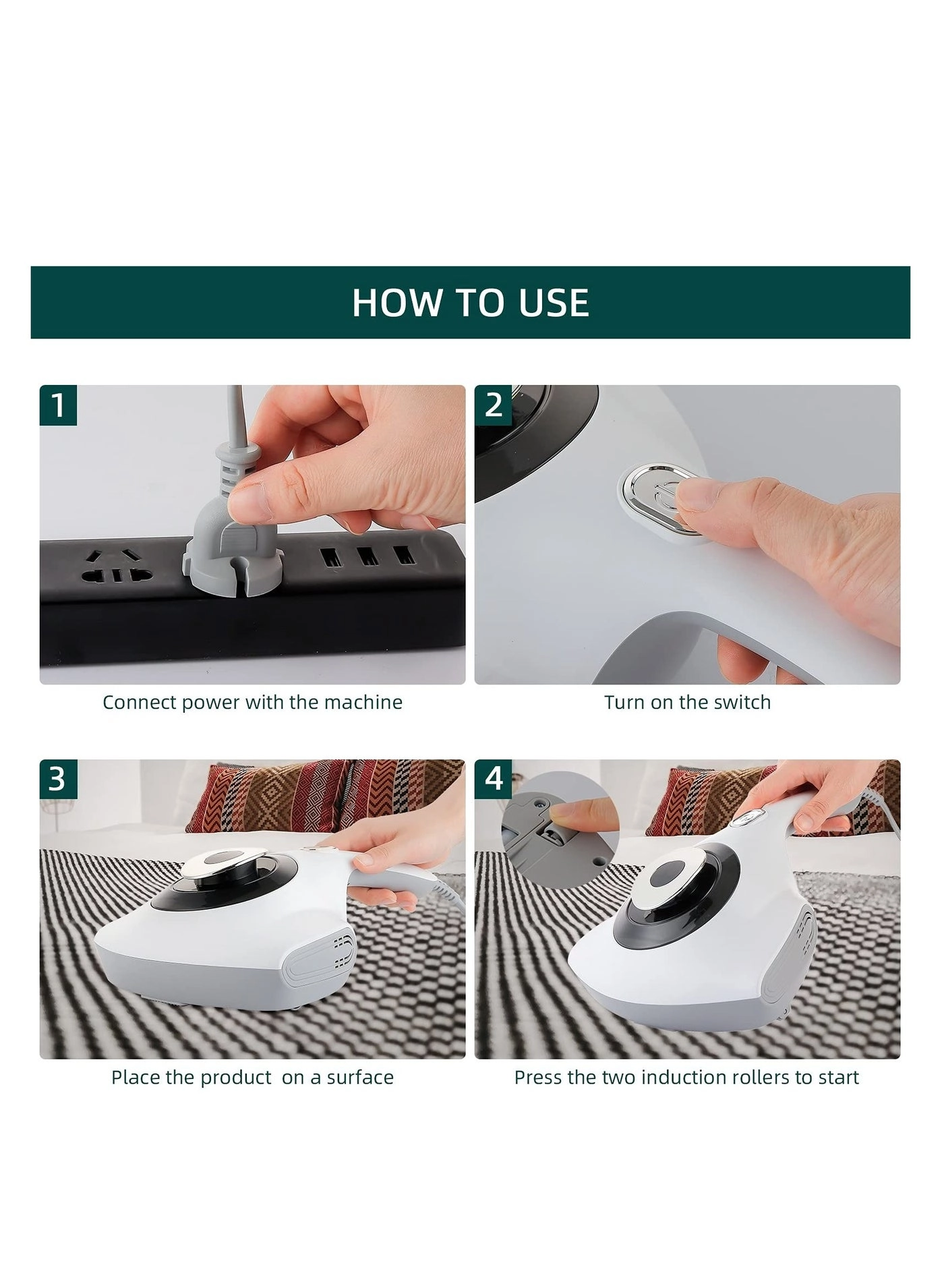 Bed Mites Collector - Handheld UV 300W