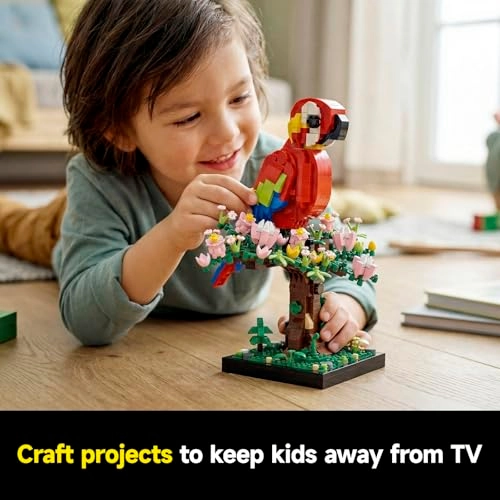 Rainforest Flower Parrot - 910PCS