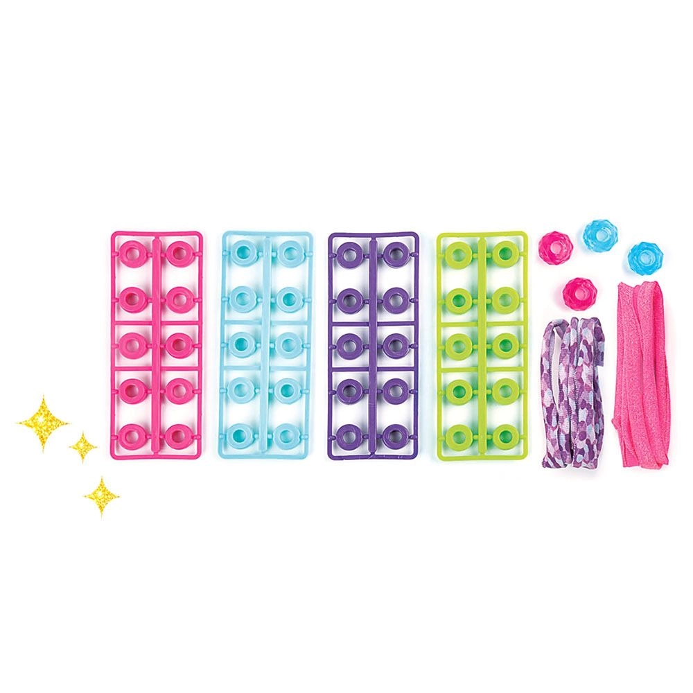Crazy Chic Message Beads Bracelet Kit - Pink Suitable for 6 Years & Above