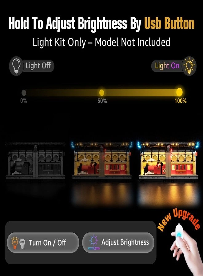 Upgrade Light Kit for Lego 76450 Book Nook - Hogwarts Express Lego