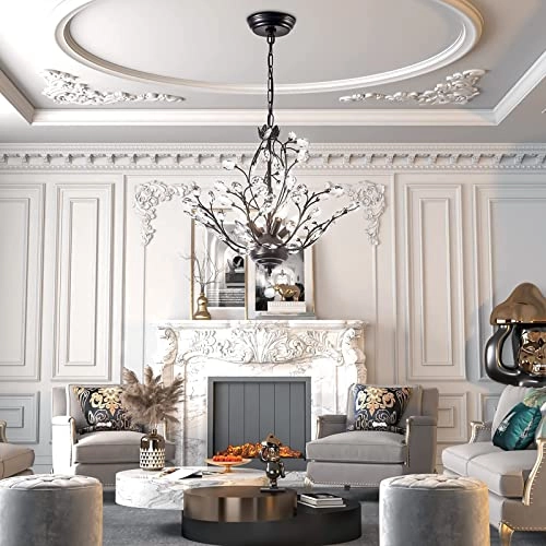 Crystal Chandelier - white light neutral white warm light Dimmable