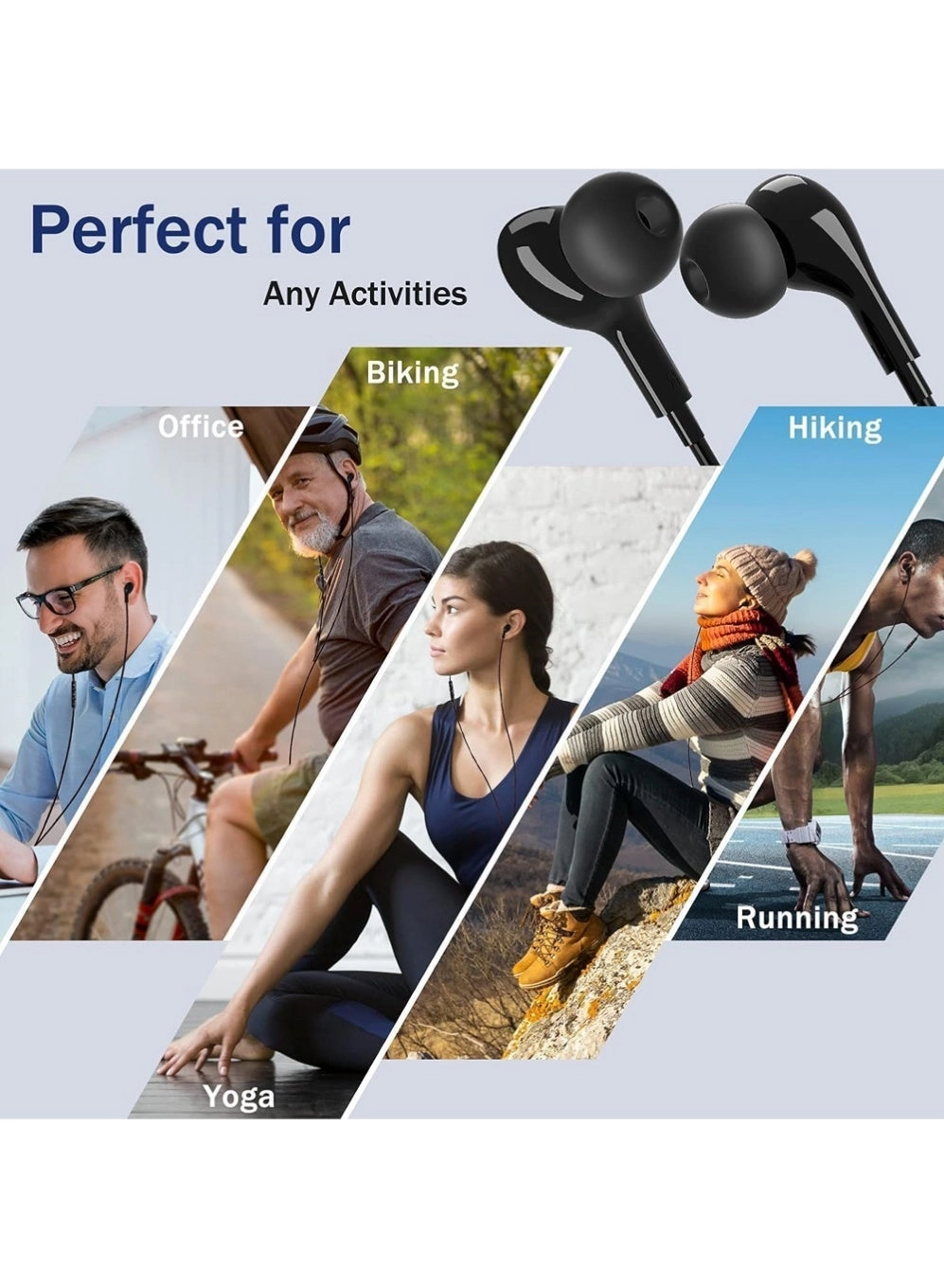 USB C Headphones - Wired Earbud