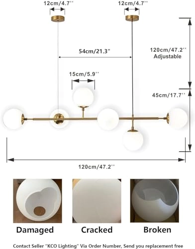 Linear Pendant Light - 120cm/47.2"