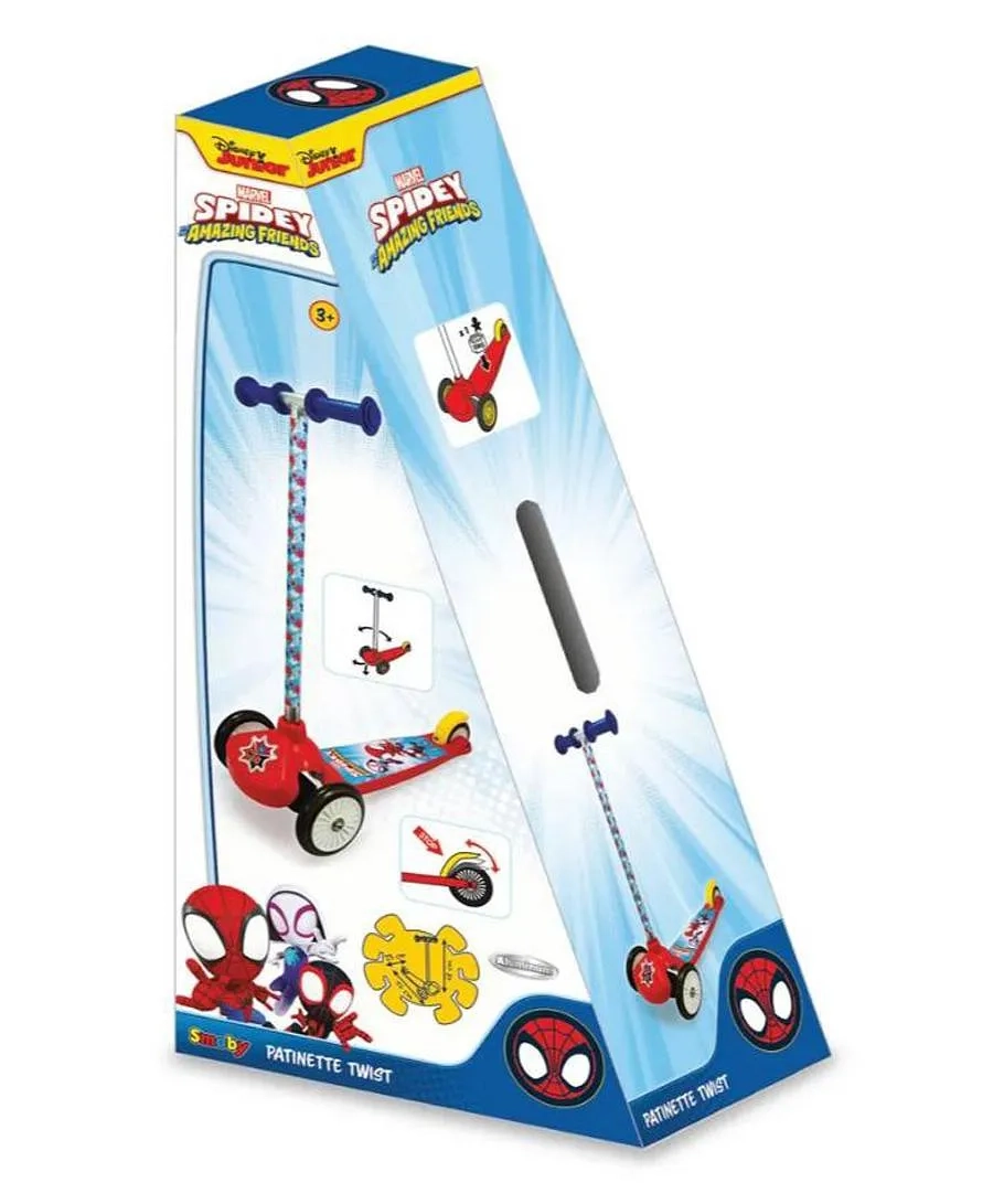SPIDEY Twist 3-Wheel Kick Scooter