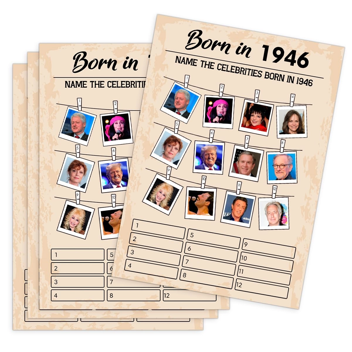 QUPT 80th Birthday Party Games - Adult 30 piece(s)