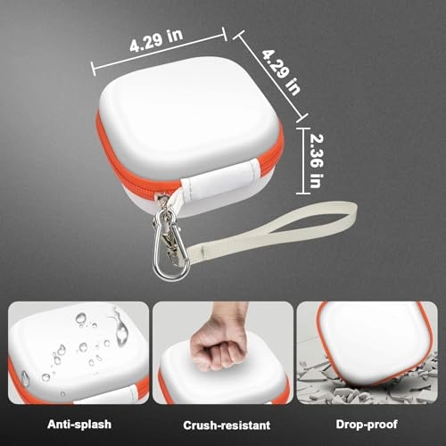 Hard Case Compatible with SIMO/for Skyroam Solis Lite - White Pouch