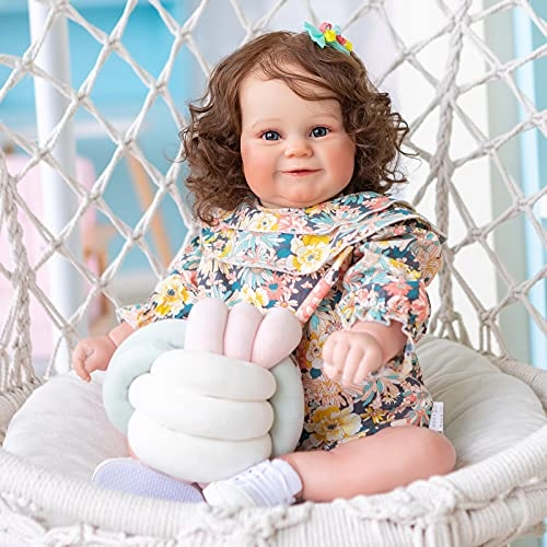Maddie Reborn Baby Doll - 60 cm Realistic 3D Skin