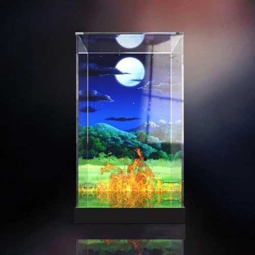 Acrylic Display Case - 40x25x25cm Transparent Dustproof