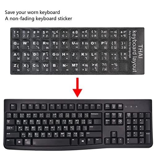 Thai Keyboard Stickers
