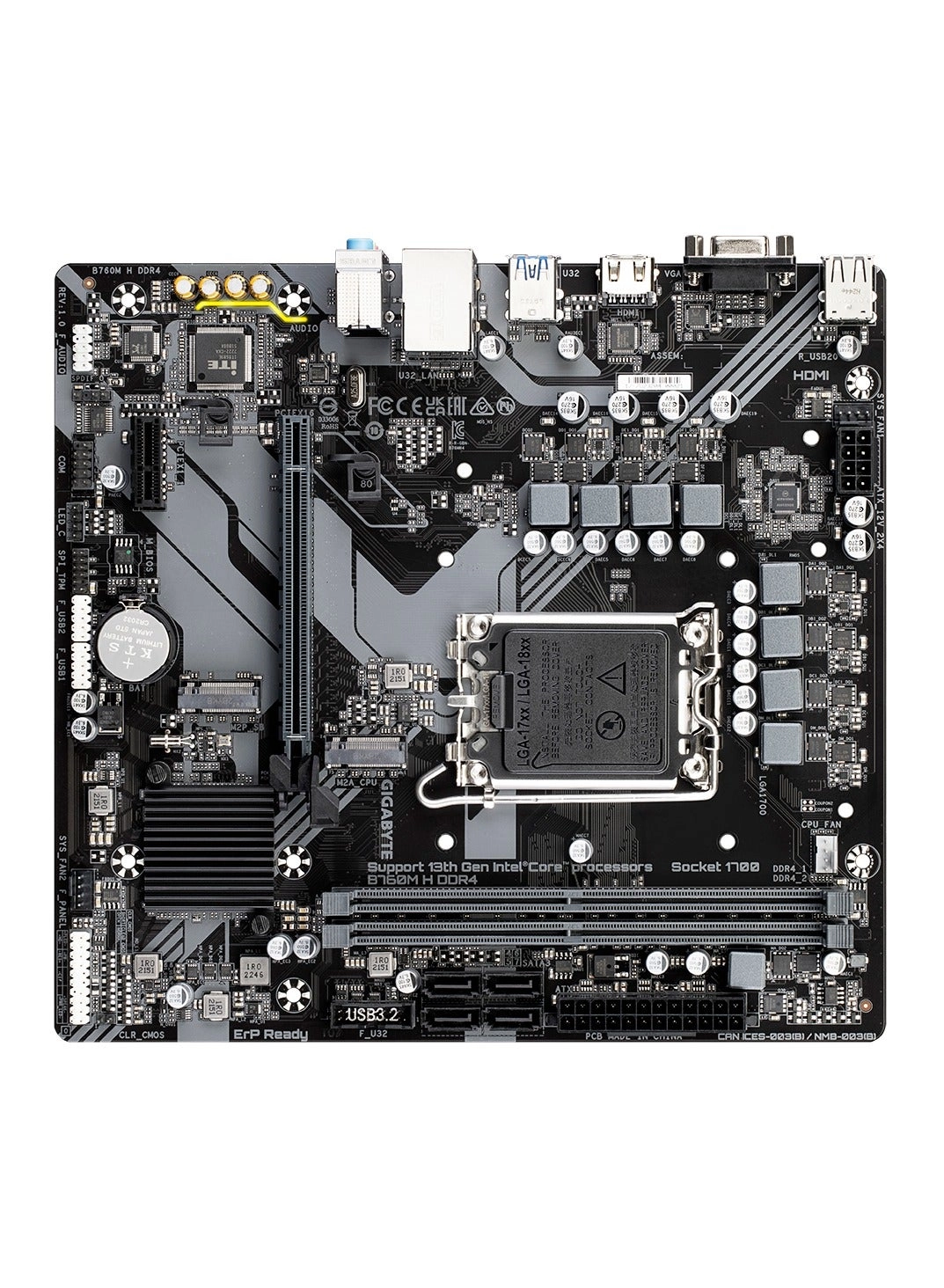 INTEL-B760M H DDR4 - Micro ATX LGA1700