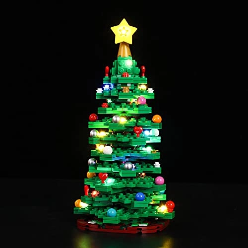 LED Light Kit - Compatible with Lego 40573 Christmas Tree Battery Powered