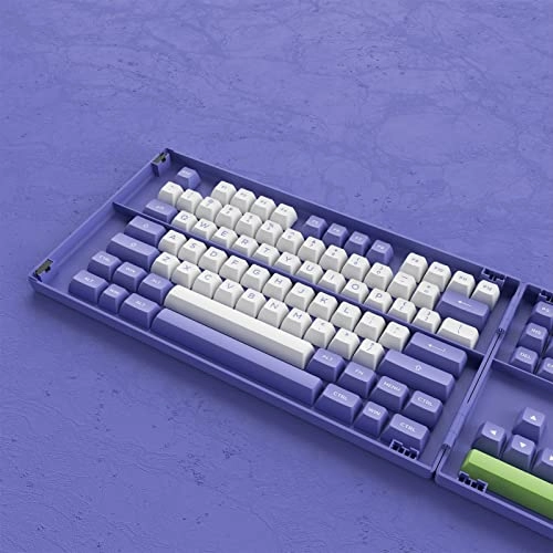 197-Key ASA Profile PBT Keycap Set - Periwinkle Very Peri Double-Shot