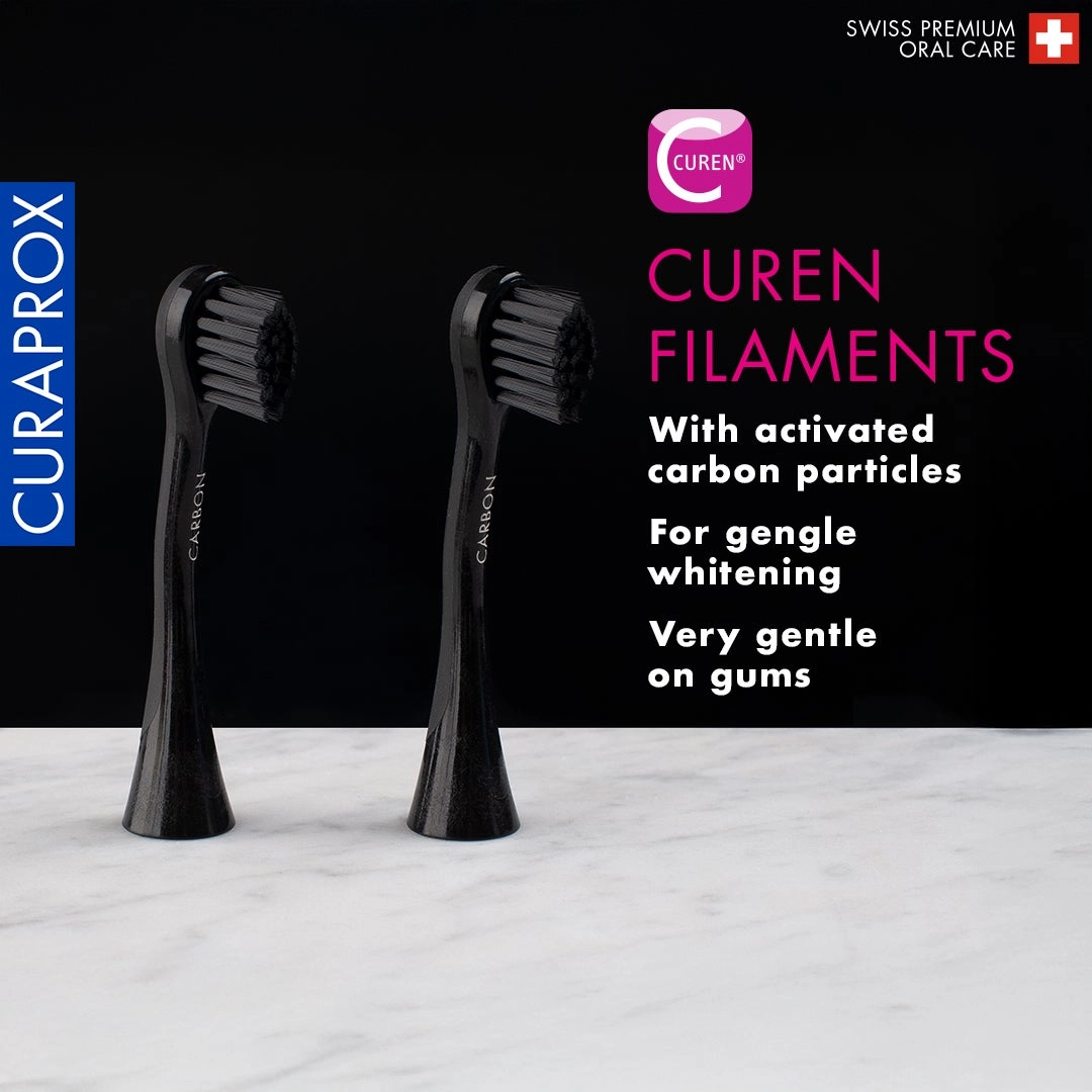 Hydrosonic Black Is White Carbon Whitening Brush Head - 2 piece(s)