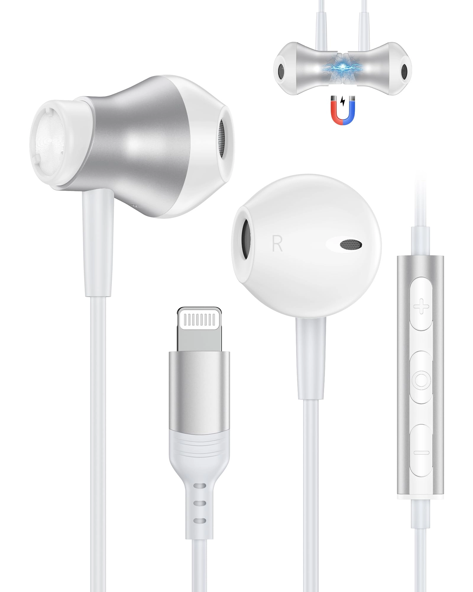 Haoano lightning headphones wired Wired Earbud