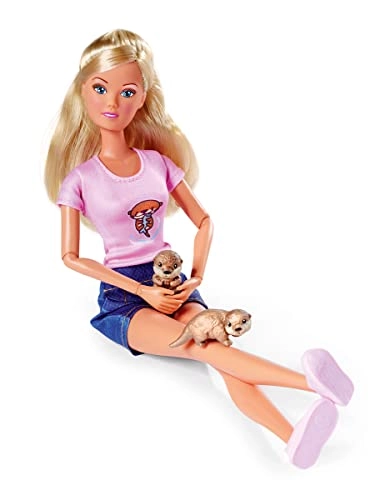 Steffi Love Otter Babies Doll - Pink Ages 3+