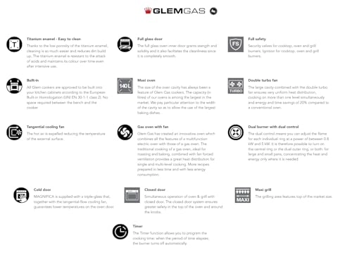 Magnifica MGW626RI GAS Cooker