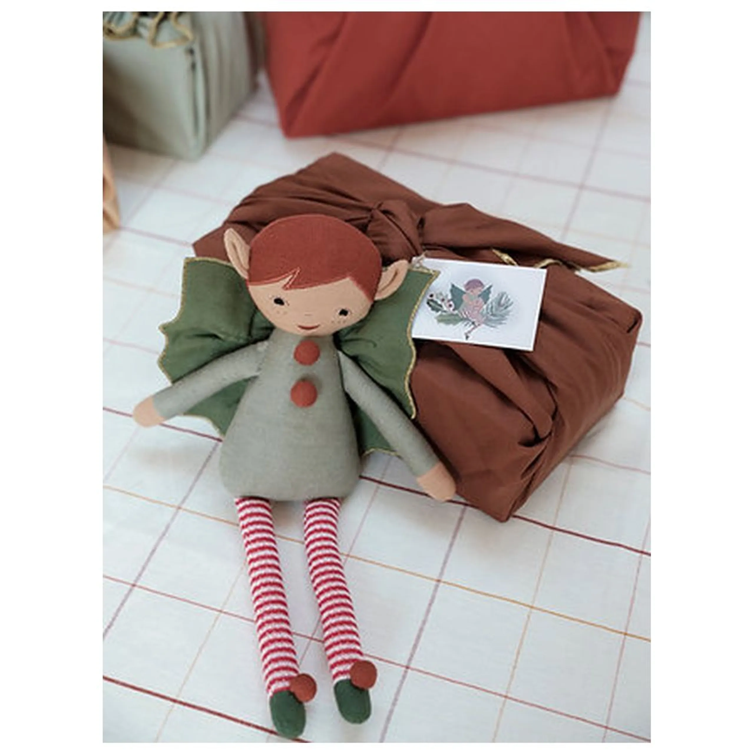 Hugo Elf Doll - 30 cm 100% organic cotton Ages 2+