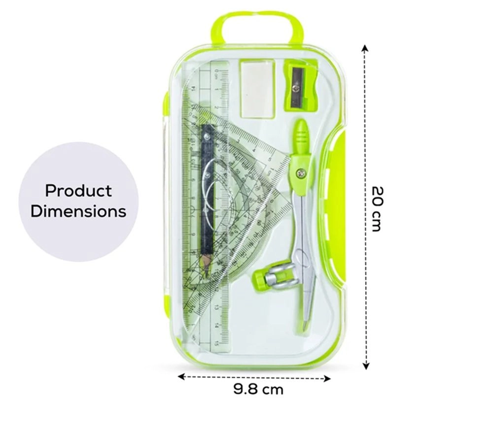 Geometry Box Set - Suitable for all ages 8 pieces