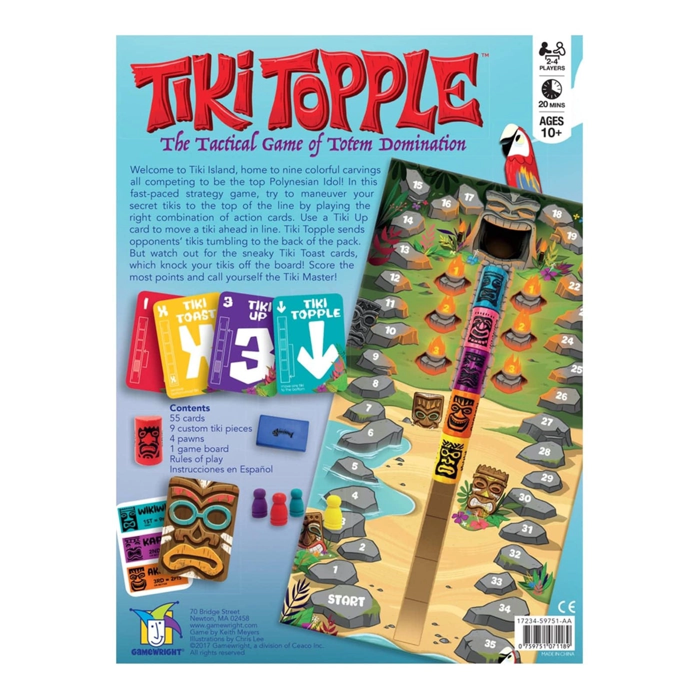 Tiki Topple: Totem Domination - Multi Colored