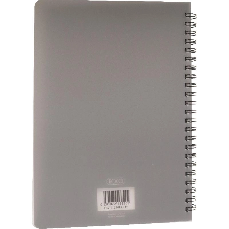 Notebook 19 X 26 cm Spiral - Grid 100 Sheets